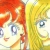 Piiko and Kyuuko from a sticker