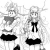 Piiko and Kyuuko have funny faces